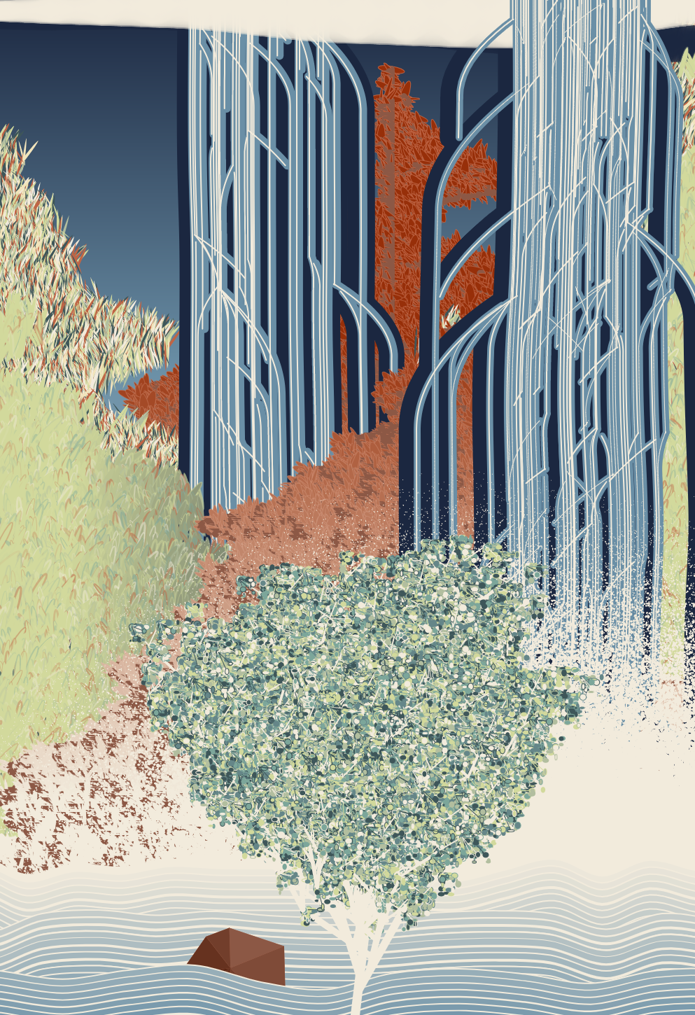 LACMA: ROTF Vol. 2 Monica Rizzolli A Tour of Hypothetical Waterfalls #79