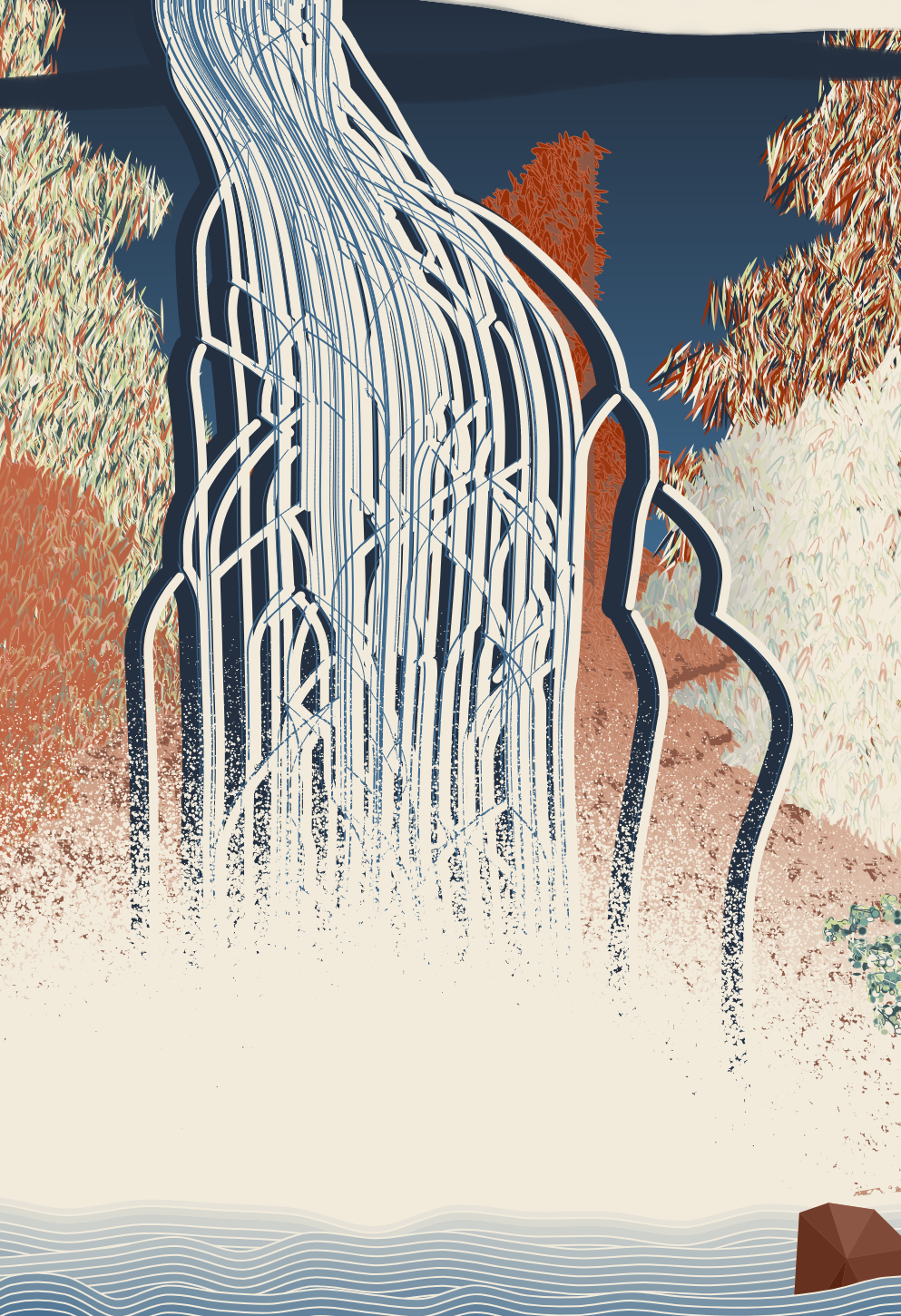 LACMA: ROTF Vol. 2 Monica Rizzolli A Tour of Hypothetical Waterfalls #86